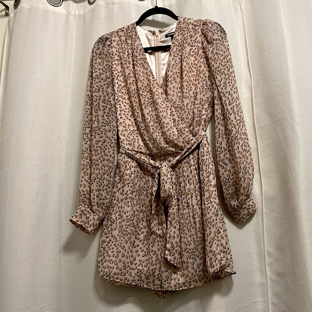 Express Animal Print Romper